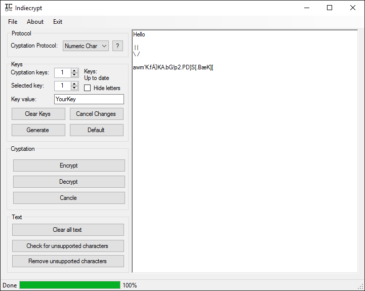 Indiecrypt v. 1.1
